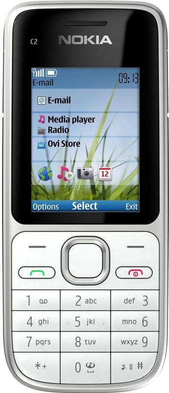 Nokia C2-01 zilver
