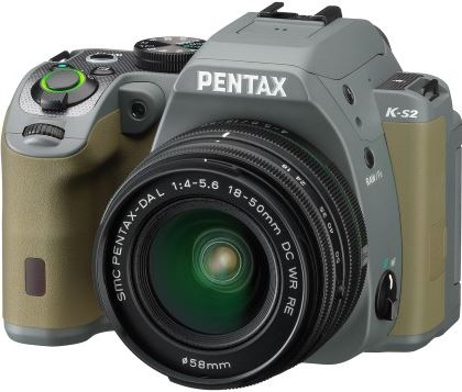 Pentax K-S2 + HD PENTAX-DA 18-50mm bruin, grijs