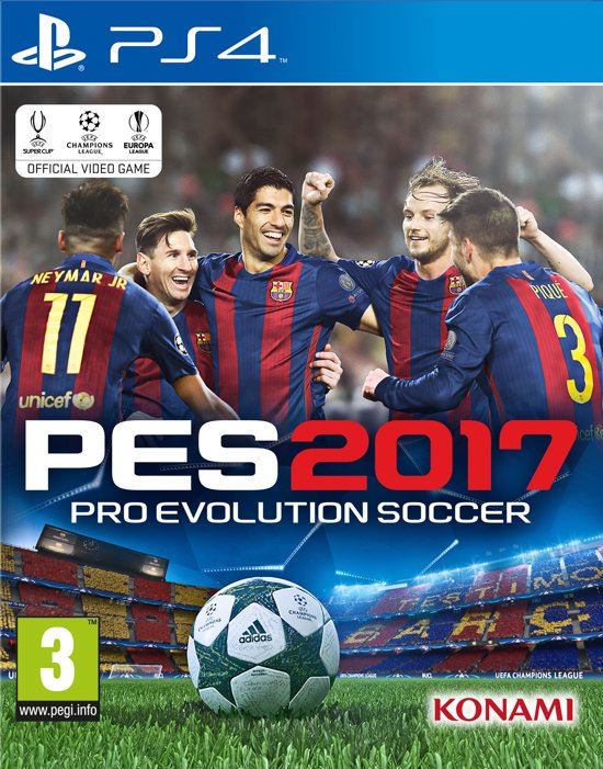 Konami Pro Evolution Soccer 2017 PlayStation 4