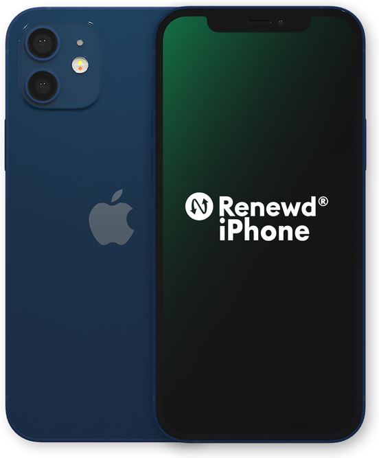 Renewd iPhone 12 Blauw 64GB 64 GB / blauw / (dualsim) / refurbished