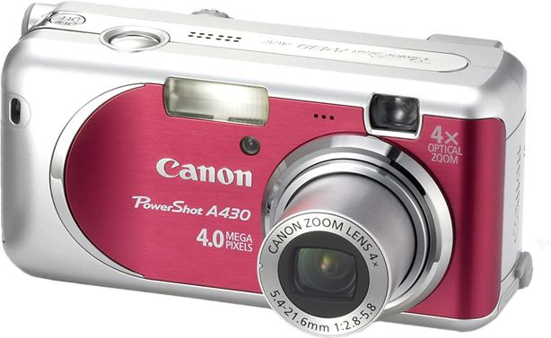 Canon PowerShot A430 rood