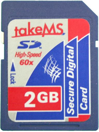 TakeMS 2 GB HighSpeed SD card (60x)