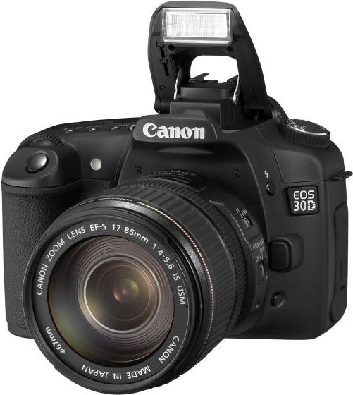 Canon EOS 30D+18-55mm zwart