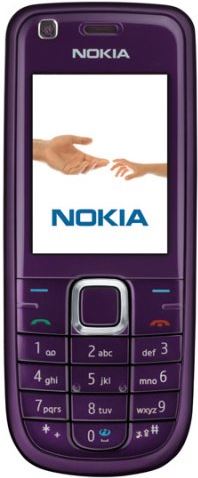 Nokia 3120 classic blauw, grijs, rood