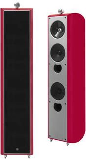 KEF XQ5 vloerspeaker / zwart, wit, bruin, rood, zilver