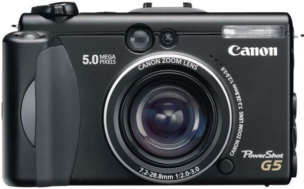 Canon PowerShot G5 zwart