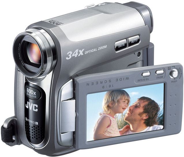 JVC GR-D740 High-Band digitale videocamera zwart
