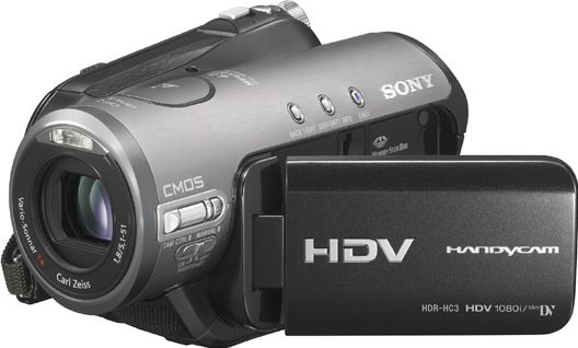 Sony HDR-HC3E zwart