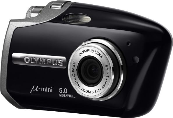Olympus CAM OLYMPUS µ-MINI S 5M Black Digital zwart