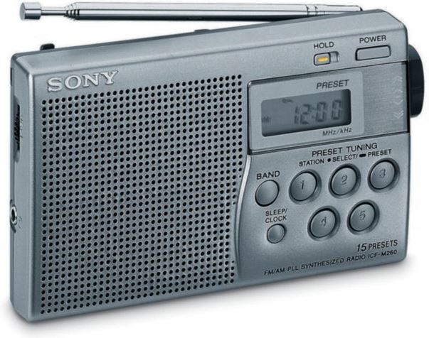 Sony ICFM260S grijs