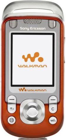 Sony Ericsson W550i oranje