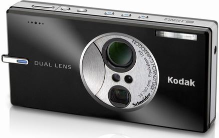 Kodak V610 Dual Lens Digital Camera zwart