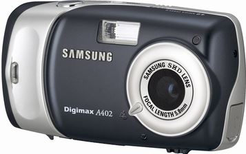 Samsung Digimax A402 blauw
