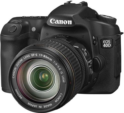 Canon EOS 40D + EF-S 17-85 IS USM zwart