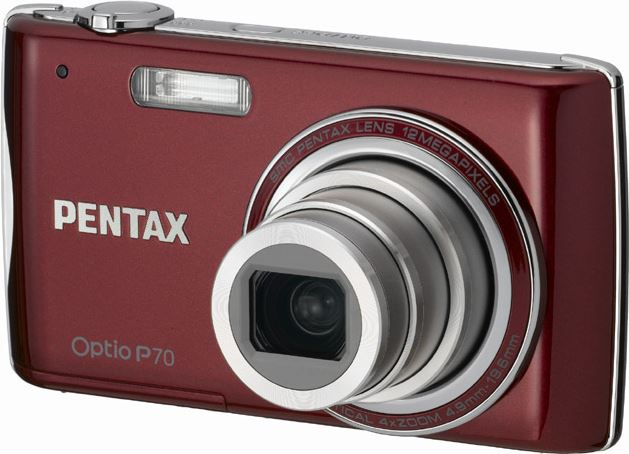 Pentax Optio P70 rood