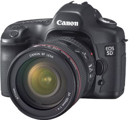 Canon EOS 5D+24-105mm IS zwart