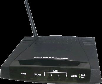 E-Tech Wireless ADSL2+ Modem router