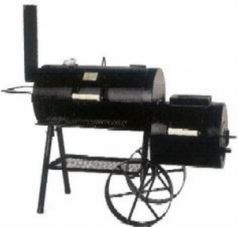 Oklahoma Joe 16 inch Special Edition Smoker houtskool barbecue / zwart / rvs / rechthoekig