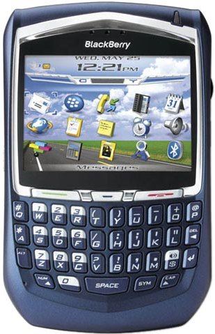 BlackBerry 8700g zwart, blauw