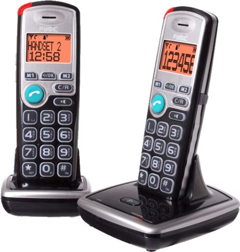 Fysic Big Button DECT Phone Twinset