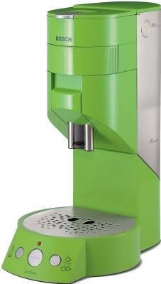Bosch koffiepad-automaat gustino limonegroen groen