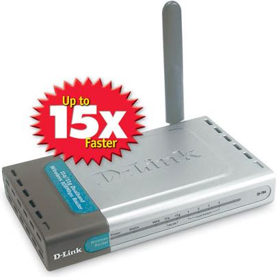 D-Link 802.11a/g Dualband Wireless Router