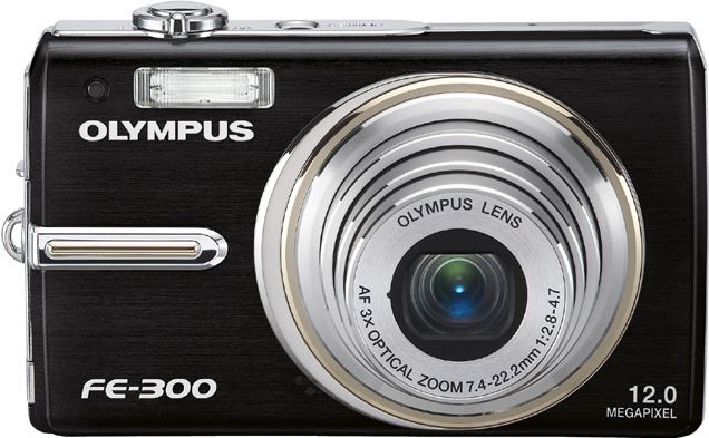 Olympus Digital Camera FE-300 Black zwart