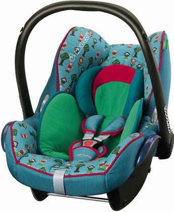 Maxi-Cosi CabrioFix blauw, groen, rood