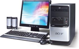 Acer Aspire T135, AMD Sempron 3100+, 512MB, 160GB, DVD-RW