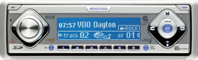 VDO Dayton CD 2604 MP3X