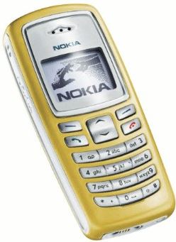 Nokia 2100 geel, grijs, groen