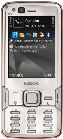 Nokia N82 Black zwart