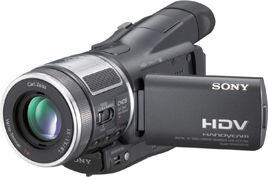 Sony HDR-HC1 zilver, zwart