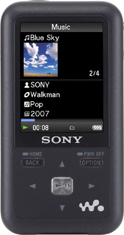 Sony 2GB Walkman, NWZ-S615F, Black