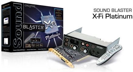 Creative Sound Blaster X-Fi Platinum Retail FR