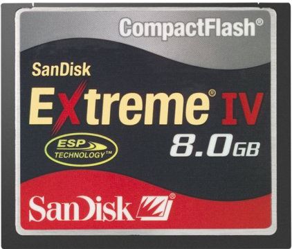Sandisk Compact Flash Extreme 8GB