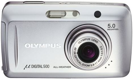 Olympus µ digital 500 blauw