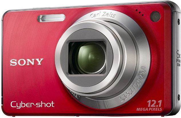Sony Cyber-shot W DSC-W270 rood