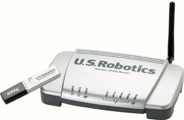 USRobotics wireless maxg router and usb adapter