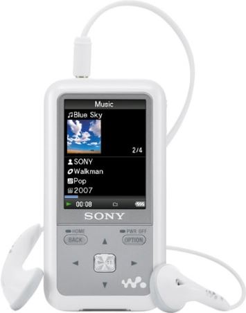 Sony 4GB Walkman, White