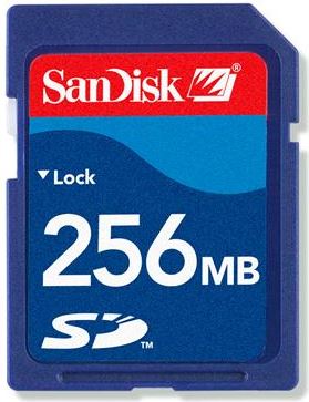 Sandisk Secure Digital 256Mb