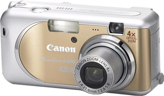 Canon PowerShot A430 goud