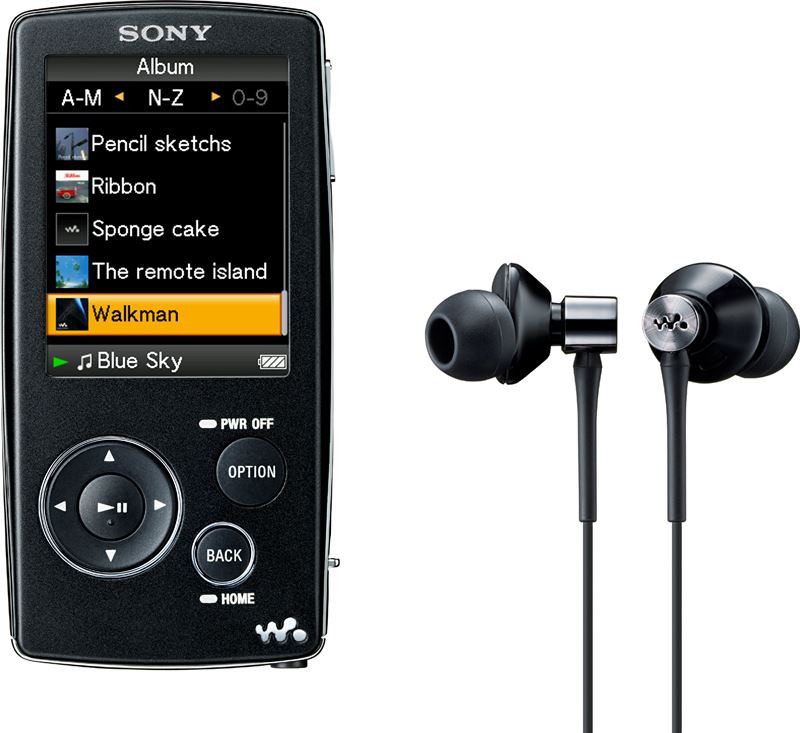 Sony WALKMAN NW-A805, Black 2 GB