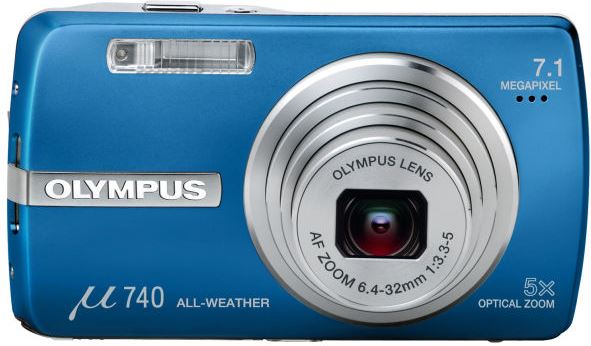 Olympus µ 740 blauw