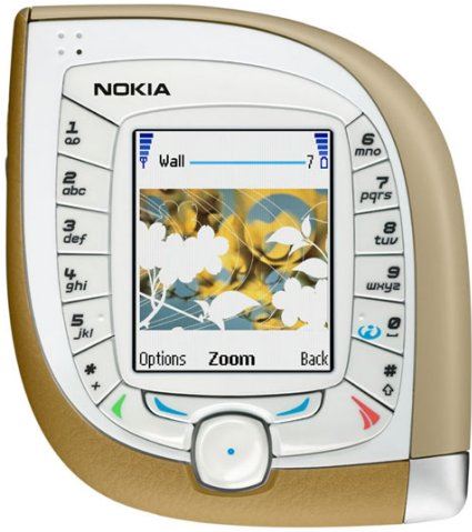 Nokia 7600 wit, grijs