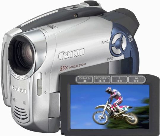 Canon DC210 DVD Digital Camcorder zilver