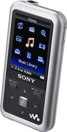 Sony 2GB Walkman, NWZ-S615F, Silver