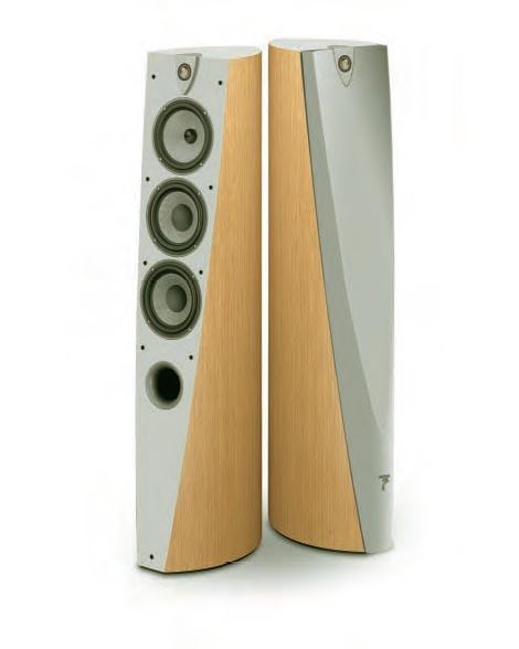 Focal PROFILE 928 vloerspeaker / beige, bruin, geel