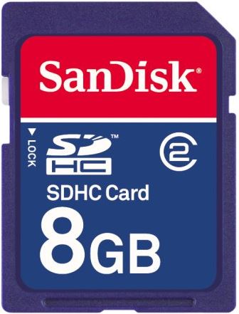 Sandisk 8GB SDHC Class 4