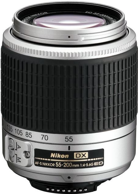 Nikon DX Zoom-Nikkor 55-200mm f/4-5.6G Silver